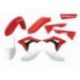 Polisport, sada plastů, Honda CRF250/450 `18-21 barva červená/bílá OEM